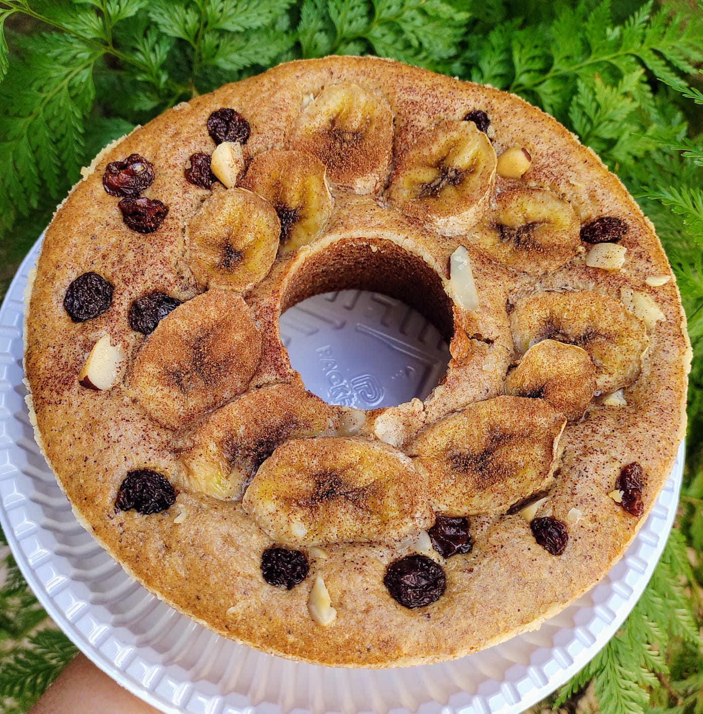 Bolo de Banana com Aveia Fitnesss