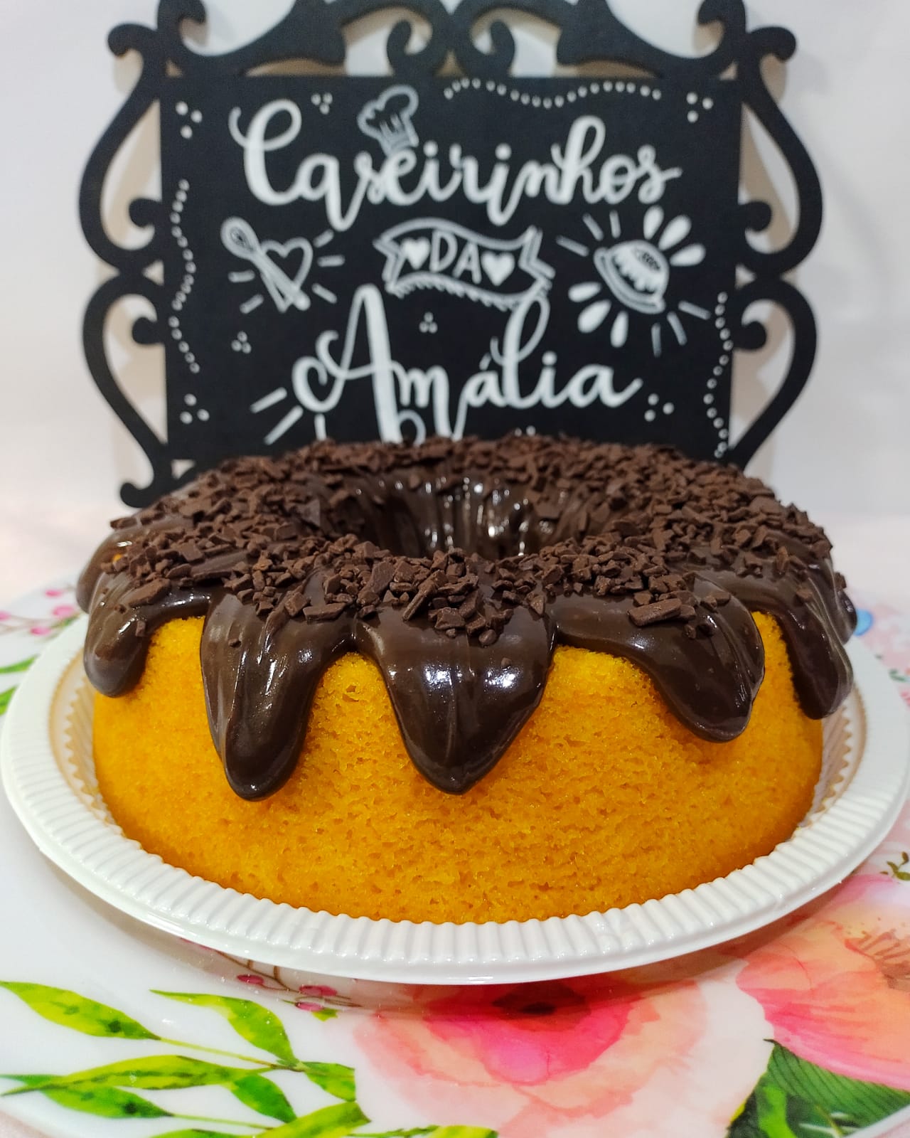 Bolo de Cenoura com Cobertura